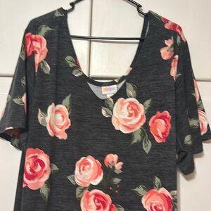 Ladies 3X Lula Roe Floral Jumpsuit